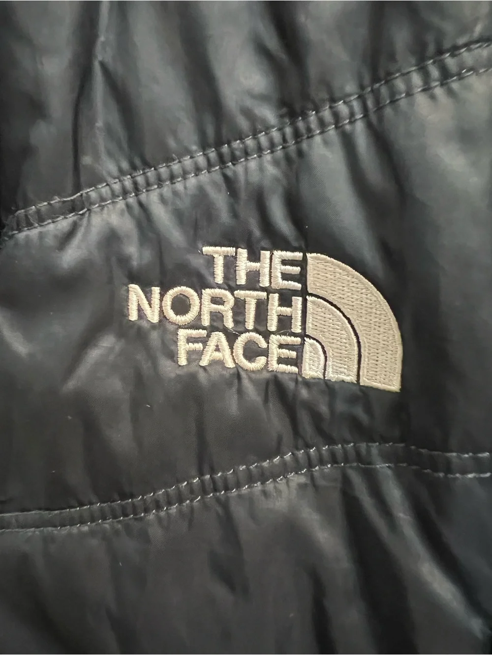 The North Face Kids' Blue Puffer Jacket with Pink Sherpa Lining Size Lg 14-16